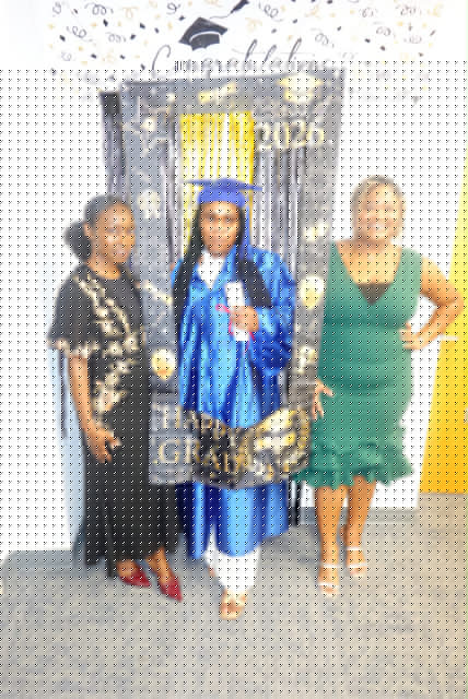 2nd Cohort Graduation, dressed in blue