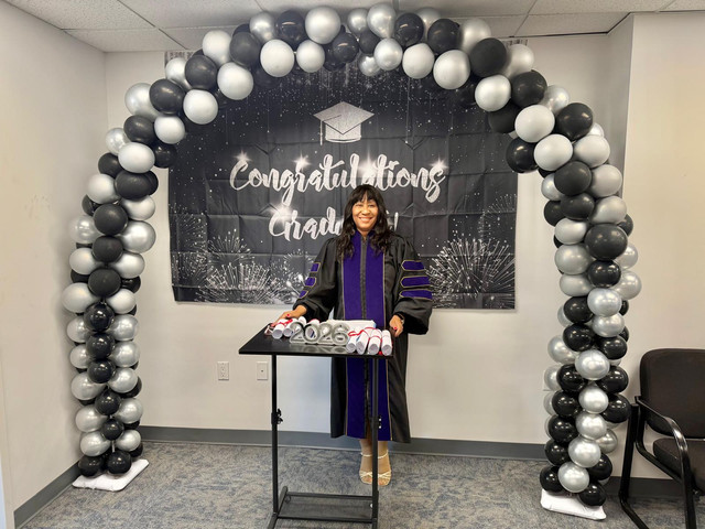 3rd Cohort Graduation, dressed in gray